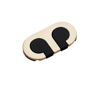 TOP-MAX Zinc Alloy Flap Puller Drawer Handle for Cabinet, Gold-Black