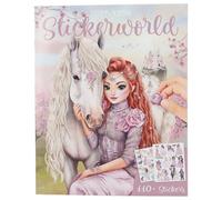 Depesche TOPModel Sticker Book Viva Violet 13443 - 20 backgrounds, 3 double-sided stickers