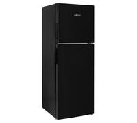 Willow Black Small Fridge Freezer 138L with Adjustable Thermostat Willow Black