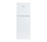 White Top Mount Fridge Freezer 138L with Adjustable Thermostat Willow White One Size