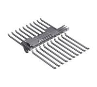 Top Mounted Double Row Extendable Trouser Rack 61.5Cmx46Cm Pull-Out Trousers Racks Aluminum Alloy Space Saving Clothes Rod With Flocking Pants Hanger Extendable Closet Rods Fo,Grey-61.5cmx54cm