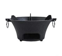 Top notch Cast Iron Charcoal Stove for Outdoor Korean & Japanese BBQ Adventures (19.5cm)
