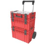 Top Notch Home and Living Qbrick System One Set 1 Tool Box Designed For Mobility Red