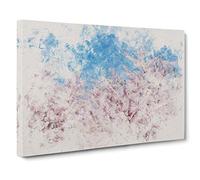 Top of a Pink Cherry Blossom Tree Watercolour Canvas Print | Gallery Wrapped 30mm Frame Wall Art | 30x20 inches | Ready to Hang | Modern Floral Picture | Living Room Bedroom Lounge Office