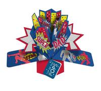 Top Of The Pops Super Dad Pop Up Card Father's Day, Birthday, Any Occasion POP004F14
