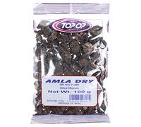 Top-Op Dry Amla 100 g | Vegan snacks gain tangy flavour from dried gooseberry for soups curries seasoning drinks and everyday pantry recipes at home.