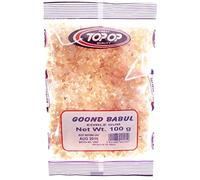 TOP OP - Goond Babul Grains/Arabica Gum - Filming and Fixatives Properties for Cosmetic Preparations - Suitable for DIY Mascara, Eyeliner and Hair Fixatives - Natural Origin - 100 gr