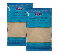 Top Op Kalanamak Powder 100g Authentic Himalayan Black Salt Sanchal Indian Spice for Chaat Raita Drinks Pack of 2