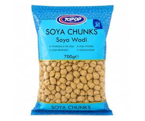 Top-Op Soya Chunks 700g | High Protein Vegetarian Soya Nuggets | Meat Alternative for Curries, Stir Fry & Meal Prep | Plant-Based Pantry Staple