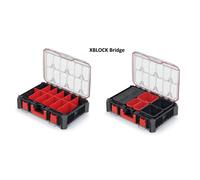 (Top organisers, MSX 25 high with containers) Kistenberg XBlock Modular Rolling Toolbox Wheels Various Polypropylene Lockable