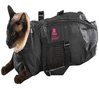 Top Performance Cat Grooming Bag, Small Size for 5 to 10 Pound Cats - Works for Bathing and Grooming Temperamental Cats