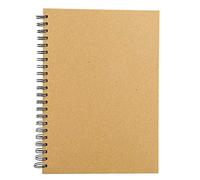TOP-Pindu Krafty Soft Cover Spiral Sketchbook Pad, Blank Notebook Journal, Memo Notepads Diary Planner, 120 Pages/ 60 Sheets 160gsm (A4)
