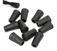 Top pole tips, trekking pole tips, 10 pieces, shock absorption of trekking poles, feet pad protection, outdoor equipment for hiking tube, mountain pole accessories for women, men