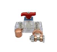 Top Post Battery Disconnect Switch, 12V-24V Pure Copper Rotary Battery Shut Off Switch, 15-17mm Negative Terminal Cut Off Switch for Car, RV, Boat, Marine, Truck, ATV (Prevent Power Drain)