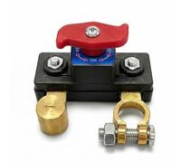Top Post Battery Disconnect Switch, 12V-24V Pure Copper Rotary Battery Shut Off Switch, 15-17mm Negative Terminal Cut Off Switch for Car, RV, Boat, Marine, Truck, ATV (Prevent Power Drain)