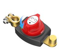 Top Post Battery Disconnect Switch 12V-48V Power Isolator Cut Off Shut Off for Auto Car RV Boat Truck Vehicle (Negative,ON-Off)