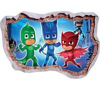 TOP PRINTS PJ Masks Children Cartoon 3D Window Smashed Wall Sticker Poster Decal Mural Bedroom Art 623 (90x65cm)