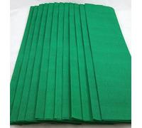 Top Quality Dark Green Crepe Paper 12 Folds per Pack. Crepe Paper Folds (Sheets) Handy Size -150cm x 50cm Each fold Great Value 47 Pence*** by Clikkabox -