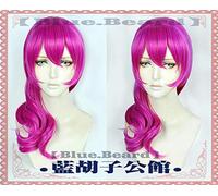 Top Quality Game Character K/Da Evelynn Cosplay Wavy Wigs 55Cm Rose Red Kda Heat Resistant Synthetic Hair Perucas Cosplay Wig