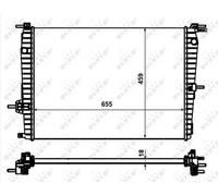 Top Quality Radiator for Renault FLUENCE 10- MEGANE 14-16 214100067R