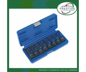 TOP QUALITY Sealey AK5604 Impact Spline Socket Bit Set 8pc 1/2inSq Drive