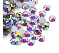 Top Quality SS3-SS50 3D Silver Flatback Crystal Rhinestones Glitter Gems For Nail Art Decoration Garment Shoes Bags DIY