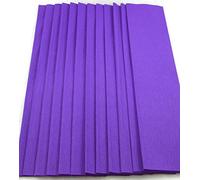 Top Quality Voilet Crepe Paper 12 Folds per pack. Crepe Paper Folds (sheets) Handy size -150cm x 50cm each fold Great Value 47 pence per metre by Clikkabox -