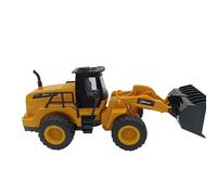 Top Race Remote Control Front Loader - Fully Functional 5-Channel RC Construction Toy Excavator Truck for Kids Ages 5 and Up TR-113S