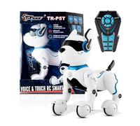 Top Race Remote Control Robot Dog Toy for Kids, Interactive & Smart Dancing to Beat Puppy Robot, Act Like Real Dogs, Gift Toy For Girls & Boys Ages 2,3,4,5,6,7,8,9 Years
