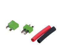 Top Racing Mini 2P Connector Male Female 1 Set (Green)