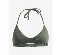 Top Roxy Shiny Wave green khaki bikini for women - M