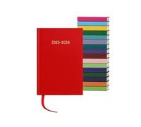 Top Sale 2025-26 A5 Week To View Academic/Mid-year Diary - Red