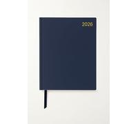 Top Sale 2026 A5 Diary Week to View - Blue Hardcover Weekly Planner with Ribbon Marker, Compact Appointment Organiser and Year Planner for Work, Study and Home
