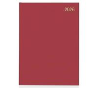 Top Sale 2026 Day Per Page A4 Yearly Diary with Hard Cover - Burgundy
