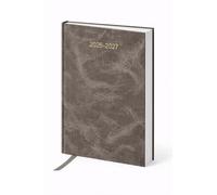 Top Sale Academic Diary 2026-2027 A5 Day Per Page Planner - Student Diary with Ribbon Marker, Hardcover Casebound Binding, School & University Planner August 2026-July 2027 Marble Grey