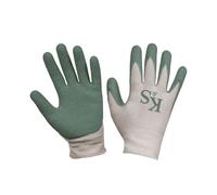 TOP SAVER Kent & Stowe Pistachio Bamboo Gardening Gloves Small, Medium Super Soft Hypoallergenic Antibacterial Gloves with Latex Grip Palm Breathable Stretch Fit Elasticated Wrist (Medium)