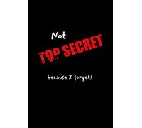 Top Secret Not ‘Because I Forget’ My Password Internet Address & Password Log Book Organizer: Password Logbook Organizer, Alphabetized A-Z Manager ... Email, Safe Keeper Journal Tracker, Gag gift