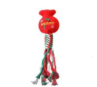 Top selling Christmas cotton rope plush toy, a fun cat toy, a dog bite resistant and tooth grinding device (Lucky Bag)