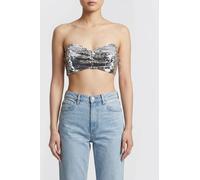 Top SIMONE ROCHA Woman color Silver - Size: 6 - female