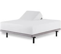 Top Split Queen Fitted Sheet for Adjustable beds, 800 Thread Count 100% Egyptian Cotton Flex Head Queen Fitted Sheet Split Down 32 inches from The Top, Half Split Queen Fitted Sheet Only - White
