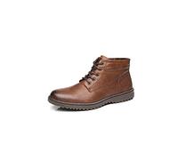 TOP STAKA Men's Boots, Leather Lace Up Winter Shoes for Work, Travel, Business, Casual Shoes Tan