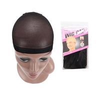 Top Stocking Wig Cap Hair Net For Weave 10pcs Nets Black Brown Stretch Mesh For Making Wigs Size(Black)