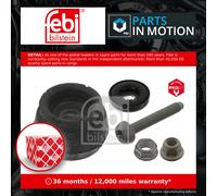 FEBI BILSTEIN Repair Kit, suspension strut 37878 Front Axle with ball bearing, with fastening material, with nut, with screw SEAT: Ibiza 4