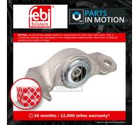Febi Bilstein 171220 Strut Mounting without roller bearing , 1 piece, Silver