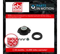 febi bilstein Strut Top Mounting Kit 37897 - ball bearing, screws & nuts - Black, pack of 1