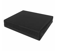 Top Style Collection Garden Seat Pads Garden Seat Cushions Waterproof Outdoor Seat Cushions Rattan Cushions Chair Seat Pads Garden Patio Chair Cushions (50cm x 50cm x 10cm, Black)