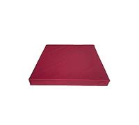 Top Style Collection Garden Seat Pads Garden Seat Cushions Waterproof Outdoor Seat Cushions Rattan Cushions Chair Seat Pads Garden Patio Chair Cushions (50cm x 50cm x 7cm, Burgundy)