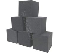 TOP STYLE COLLECTION Grey Pit Cubes | Blocks for Gymnastic Yoga Blocks Free Running and Parkour Courses Skateboard Parks Trampoline Arenas Ask for Custom Size (5” x 5” x 5”) (Pack Of 50)