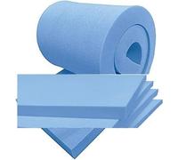 TOP STYLE COLLECTION High Density Upholstery Firm Blue Foam Sheet for Seating Bedding Sofas Caravan Campervans Art and Craft Projects DIY Upholstering Ask Custom Size (70" x 20" x 2")