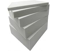 TOP STYLE COLLECTION HIGH DENSITY UPHOLSTERY FOAM CUT TO ANY SIZE CUSHIONS | SEAT PAD SEATING | DINING SEAT | STOOL | CHAIR WHITE FIRM FOAM UPHOLSTERY FOAM (22" x 22" x 5")
